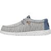 imageHey Dude Mens Wally Jersey  Mens Loafers  Mens Slip On Shoes  Comfortable ampamp LightWeightLight Grey
