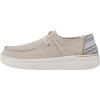 imageHey Dude Womens Wendy Rise Peacock  Womens Shoes  Womens Lace Up Loafers  Comfortable ampamp LightWeightRise Beige