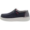 imageHey Dude Womens Wendy Rise Peacock  Womens Shoes  Womens Lace Up Loafers  Comfortable ampamp LightWeightRise Black Grey