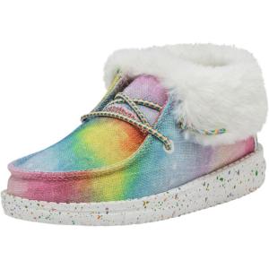 imageHey Dude Girls Britt Youth Multiple Colors ampamp Sizes  Girls Shoes  Girls Lace Up Boots  Comfortable ampamp LightWeightRainbow Dreamer