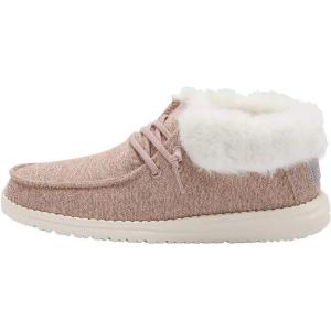 imageHey Dude Girls Britt Youth Multiple Colors ampamp Sizes  Girls Shoes  Girls Lace Up Boots  Comfortable ampamp LightWeightStretch Fleece Pink