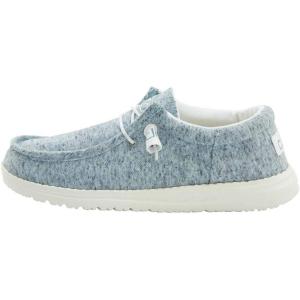 imageHey Dude Mens All Wally Styles  Mens Shoes  Mens Lace Up Loafers  Comfortable ampamp LightWeightBlue Grey