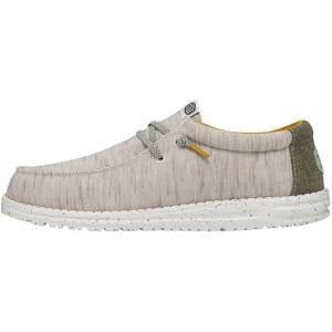 imageHey Dude Mens Wally Jersey  Mens Loafers  Mens Slip On Shoes  Comfortable ampamp LightWeightTaupe
