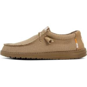imageHey Dude Wally Sport Mesh  Shoes for Men  Textile Lining  Rounded Toe  Textile Outsole  Removable InsoleTan