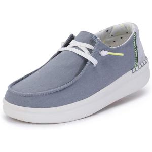 imageHey Dude Womens Wendy Rise ChambrayChambray Abyss Blue