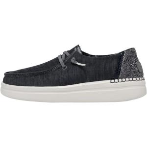 imageHey Dude Womens Wendy Rise Peacock  Womens Shoes  Womens Lace Up Loafers  Comfortable ampamp LightWeightGraphite Blue