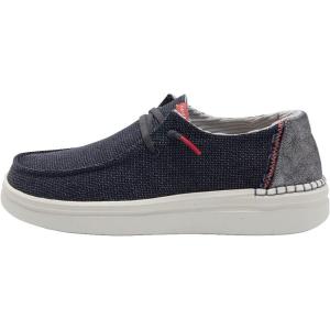 imageHey Dude Womens Wendy Rise Peacock  Womens Shoes  Womens Lace Up Loafers  Comfortable ampamp LightWeightRise Black Grey