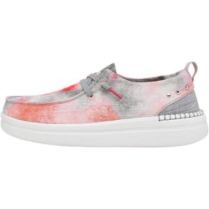 imageHey Dude Womens Wendy Rise Peacock  Womens Shoes  Womens Lace Up Loafers  Comfortable ampamp LightWeightRivet Punch