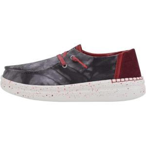 imageHey Dude Womens Wendy Rise Peacock  Womens Shoes  Womens Lace Up Loafers  Comfortable ampamp LightWeightRosewood