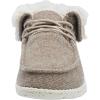 imageHey Dude Womens Britt  Womens Shoes  Womens Lace Up Boots  Comfortable ampamp LightWeightBrown beige and White