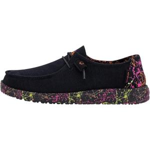 imageHey Dude Girls Wendy Youth ShoesBlack green and Pink