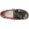 imageHey Dude Girls Wendy Youth Multiple Sizes ampamp Colors  Girls Shoes  Girls Lace Up Loafers  Lightweight ampamp ComfortableFunk Camo