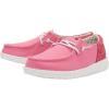 imageHey Dude Girls Wendy Youth Multiple Sizes ampamp Colors  Girls Shoes  Girls Lace Up Loafers  Lightweight ampamp ComfortableFunk Fuxia