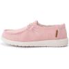 imageHey Dude Girls Wendy Youth Multiple Sizes ampamp Colors  Girls Shoes  Girls Lace Up Loafers  Lightweight ampamp ComfortableLinen Cotton Candy