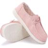imageHey Dude Girls Wendy Youth Multiple Sizes ampamp Colors  Girls Shoes  Girls Lace Up Loafers  Lightweight ampamp ComfortableLinen Cotton Candy