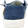 imageHey Dude Girls Wendy Youth Multiple Sizes ampamp Colors  Girls Shoes  Girls Lace Up Loafers  Lightweight ampamp ComfortableSparkling Denim