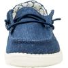 imageHey Dude Girls Wendy Youth Multiple Sizes ampamp Colors  Girls Shoes  Girls Lace Up Loafers  Lightweight ampamp ComfortableSparkling Denim