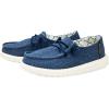 imageHey Dude Girls Wendy Youth Multiple Sizes ampamp Colors  Girls Shoes  Girls Lace Up Loafers  Lightweight ampamp ComfortableSparkling Denim