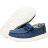 imageHey Dude Girls Wendy Youth Multiple Sizes ampamp Colors  Girls Shoes  Girls Lace Up Loafers  Lightweight ampamp ComfortableSparkling Denim