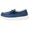 imageHey Dude Girls Wendy Youth Multiple Sizes ampamp Colors  Girls Shoes  Girls Lace Up Loafers  Lightweight ampamp ComfortableSparkling Denim