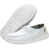 imageHey Dude Girls Wendy Youth Multiple Sizes ampamp Colors  Girls Shoes  Girls Lace Up Loafers  Lightweight ampamp ComfortableWhite