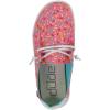 imageHey Dude Girls Wendy Youth Stretch Multi Colors  Girls Shoes  Girls Lace Up Loafers  Comfortable ampamp LightWeightPink Sprinkles