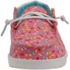 imageHey Dude Girls Wendy Youth Stretch Multi Colors  Girls Shoes  Girls Lace Up Loafers  Comfortable ampamp LightWeightPink Sprinkles