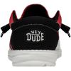 imageHey Dude Mens Wally NCAA  Mens Shoes  Mens Slipon Loafers  Comfortable ampamp LightWeightAlabama CrimsonWhite