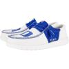 imageHey Dude Mens Wally NCAA  Mens Shoes  Mens Slipon Loafers  Comfortable ampamp LightWeightDuke BlueWhite