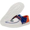 imageHey Dude Mens Wally NCAA  Mens Shoes  Mens Slipon Loafers  Comfortable ampamp LightWeightFlorida Gators BlueOrange