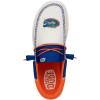 imageHey Dude Mens Wally NCAA  Mens Shoes  Mens Slipon Loafers  Comfortable ampamp LightWeightFlorida Gators BlueOrange