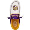 imageHey Dude Mens Wally NCAA  Mens Shoes  Mens Slipon Loafers  Comfortable ampamp LightWeightLsu PurpleGold