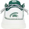 imageHey Dude Mens Wally NCAA  Mens Shoes  Mens Slipon Loafers  Comfortable ampamp LightWeightMichigan State GreenGrey