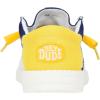 imageHey Dude Mens Wally NCAA  Mens Shoes  Mens Slipon Loafers  Comfortable ampamp LightWeightMichigan WhiteYellow
