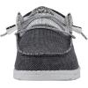 imageHey Dude Mens Wally Tri  Mens Loafers  Mens Slip On Shoes  Comfortable ampamp LightWeightFans Navy White