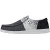 imageHey Dude Mens Wally Tri  Mens Loafers  Mens Slip On Shoes  Comfortable ampamp LightWeightFans Navy White