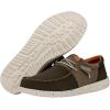 imageHey Dude Mens Wally Tri  Mens Loafers  Mens Slip On Shoes  Comfortable ampamp LightWeightOlive