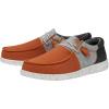 imageHey Dude Mens Wally Tri  Mens Loafers  Mens Slip On Shoes  Comfortable ampamp LightWeightOrange