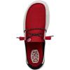 imageHey Dude Womens Wendy NCAA  Womens Shoes  Womens Slipon Loafers  Comfortable ampamp LightWeightAlabama CrimsonWhite