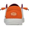imageHey Dude Womens Wendy NCAA  Womens Shoes  Womens Slipon Loafers  Comfortable ampamp LightWeightClemson OrangePurple