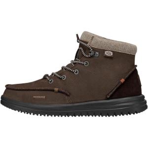 imageHey Dude Mens Bradley Lace up Boots Multiple Colors  Mens Shoes  Mens Boots  Comfortable ampamp LightWeightLeather Brown