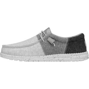 imageHey Dude Mens Wally Tri  Mens Loafers  Mens Slip On Shoes  Comfortable ampamp LightWeightGrey