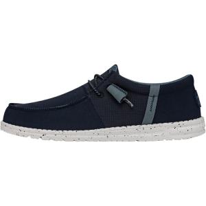 imageHey Dude Mens Wally Tri  Mens Loafers  Mens Slip On Shoes  Comfortable ampamp LightWeightNavy
