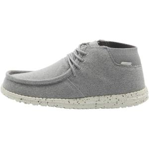 imageHey Dude Mens Wayne Lace up Loafers Multiple ColorsWoven Charcoal