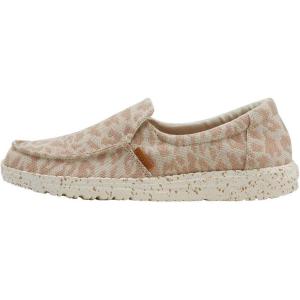 imageHey Dude Womens Misty Multiple Colors ampamp Sizes  Womens Loafers  Womens Slip On Shoes  Comfortable ampamp LightWeightCheetah Tan