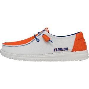 imageHey Dude Womens Wendy NCAA  Womens Shoes  Womens Slipon Loafers  Comfortable ampamp LightWeightGators BlueOrange
