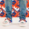 imageHey Dude Wally Mens Shoes Mens Slipon Loafers Comfortable ampamp LightWeightFlorida Camo Varsity BlueOrange