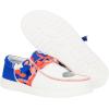 imageHey Dude Wally Mens Shoes Mens Slipon Loafers Comfortable ampamp LightWeightFlorida Camo Varsity BlueOrange