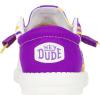 imageHey Dude Wally Mens Shoes Mens Slipon Loafers Comfortable ampamp LightWeightLsu Camo PurpleGold