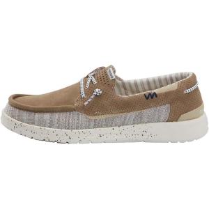 imageHey Dude Mens LoafersBrown gray and White